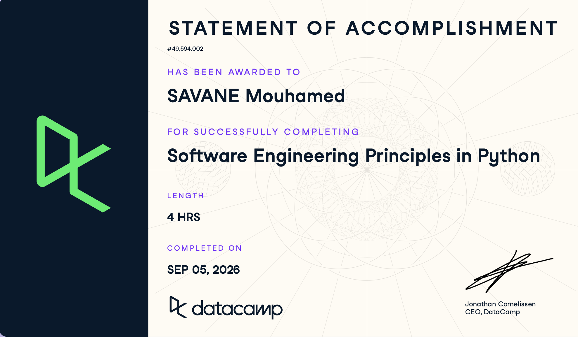 Software Engineering Principles in Python
